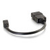 C2G 41357 HDMI cable 0.203 m microHDMI Black