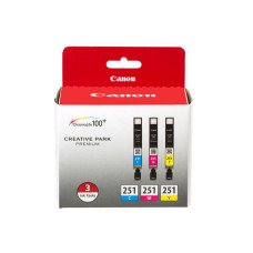 Canon CLI-251 ink cartridge 3 pc(s) Original Standard Yield Cyan, Magenta, Yellow