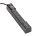 Tripp Lite TLP608RUSBB surge protector Black 6 AC outlet(s) 2.44 m