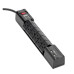 Tripp Lite TLP608RUSBB surge protector Black 6 AC outlet(s) 2.44 m