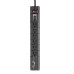 Tripp Lite TLP608RUSBB surge protector Black 6 AC outlet(s) 2.44 m