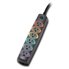 Kensington K62144NA surge protector Multicolour 6 AC outlet(s) 2.4 m