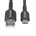 StarTech.com 10-Pack 6ft (1.8m) USB-A to USB-C Charging Cable, Charge & Sync, 3A, USB 2.0, TPE Jacket - Black USB Charging Cord