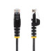 StarTech.com 1 ft. CAT6 Ethernet Cable - Slim - Snagless RJ45 Connectors - Black