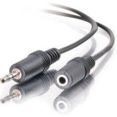 C2G 25ft 3.5mm Stereo Audio Extension Cable M/F audio cable 7.5 m Black