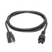 Tripp Lite 3ft, NEMA 5-15P - IEC-320-C5 Black 0.91 m C5 coupler