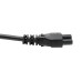 Tripp Lite 3ft, NEMA 5-15P - IEC-320-C5 Black 0.91 m C5 coupler