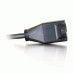 C2G 2ft Outlet Saver 16 AWG Power Extension Cord (NEMA 5-15R to NEMA 5-15P) Black 0.60 m