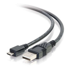 C2G 9.8ft (3m) USB 2.0 A to Micro-B Cable M/M - Black (3m)
