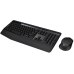 Logitech MK345 keyboard Mouse included RF Wireless QWERTY Black, Blue