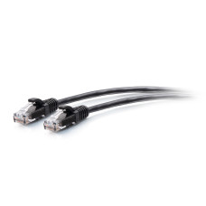 C2G 0.6m Cat6a Snagless Unshielded (UTP) Slim Ethernet Patch Cable - Black