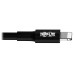 Tripp Lite M100-10N-BK USB-A to Lightning Sync/Charge Cable, MFi Certified - Black, M/M, 10 in. (0.25 m)