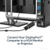 StarTech.com DisplayPort to VGA Adapter - Active DP to VGA Converter - 1080p Video - Durable - DP/DP++ Source to VGA Monitor Cable Adapter Dongle - DP 1.2 to VGA - Latching DP Connector