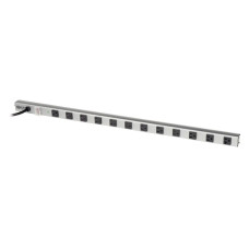 Tripp Lite 12-Outlet (10-15A & 2-20A) Power Strip with Surge Protection, 15-ft. Cord, 1650 Joules, 36 in.