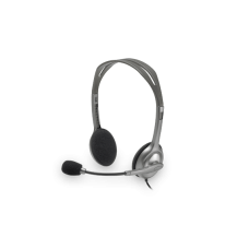 Logitech H111 Stereo Headset Wired Head-band Office/Call center Grey
