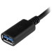 StarTech.com USB-C to USB-A Adapter Cable - M/F - 6in - USB 3.0 - USB-IF Certified