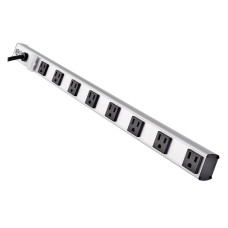 Tripp Lite PS2408RA surge protector Black, Grey 8 AC outlet(s) 120 V 4.572 m