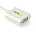 StarTech.com USB-C to VGA Adapter - White