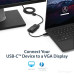 StarTech.com USB-C to VGA Adapter - Black - 1080p - Video Converter For Your MacBook Pro - USB C to VGA Display Dongle - Upgraded Version is CDP2VGAEC