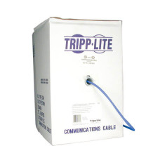 Tripp Lite N020-01K-BL Cat5e 350 MHz Stranded-Core (UTP) PVC Bulk Ethernet Cable - Blue, 1000 ft. (304.8 m), TAA