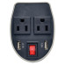 Tripp Lite 200W PowerVerter Ultra-Compact Car Inverter with 2 Outlets and 2 USB Charging Ports, Cup Holder Design