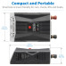 Tripp Lite 400W PowerVerter Ultra-Compact Car Inverter with 2 AC/2USB - 3.1A/Battery Cables/Cigarette Ligther Adapter (CLA)