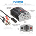 Tripp Lite 400W PowerVerter Ultra-Compact Car Inverter with 2 AC/2USB - 3.1A/Battery Cables/Cigarette Ligther Adapter (CLA)
