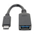 Tripp Lite U428-06N-F USB-C to USB-A Adapter (M/F), USB 3.2 Gen 1 (5 Gbps), Thunderbolt 3 Compatible, 6-in. (15.24 cm)