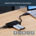 StarTech.com USB to Ethernet Adapter, USB 3.0 to 10/100/1000 Gigabit Ethernet LAN Converter for Laptops, 11.8in/30cm Attached Cable, USB to RJ45 Adapter, NIC Adapter, USB Network Adapter