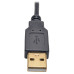 Tripp Lite P116-003-HD-U VGA to HDMI Active Adapter Cable with Audio and USB Power (M/F), 1080p, 6 in. (15.2 cm)