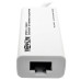 Tripp Lite U436-06N-GBW USB-C to Gigabit Network Adapter, Thunderbolt 3 Compatibility - White