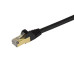 StarTech.com 14ft CAT6a Ethernet Cable - 10 Gigabit Shielded Snagless RJ45 100W PoE Patch Cord - 10GbE STP Network Cable w/Strain Relief - Black Fluke Tested/Wiring is UL Certified/TIA