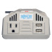 Tripp Lite 200W PowerVerter Ultra-Compact Car Inverter with Outlet and 2 USB Charging Ports