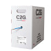 C2G 1000ft (304.8m) TAA-Compliant Cat6a Bulk Unshielded (UTP) Ethernet Network Cable with Solid Conductors-Plenum CMP-Rated - Blue