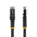 StarTech.com 1ft CAT6 Ethernet Cable - Black CAT 6 Gigabit Ethernet Wire -650MHz 100W PoE RJ45 UTP Molded Network/Patch Cord w/Strain Relief/Fluke Tested/Wiring is UL Certified/TIA