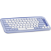 Logitech POP Icon Keys keyboard Universal Bluetooth QWERTY English Lilac, White