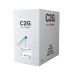 C2G 1000ft (304.8m) TAA-Compliant Cat6 Bulk Unshielded (UTP) Ethernet Network Cable with Solid Conductors-Riser CMR-Rated - Blue