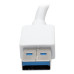 Tripp Lite U336-000-GB-AL USB 3.0 SuperSpeed to Gigabit Ethernet NIC Network Adapter, 10/100/1000, Plug and Play, Aluminum