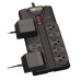 Tripp Lite TLP808B surge protector Black 8 AC outlet(s) 120 V 2.5 m