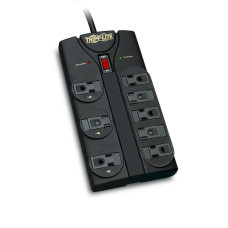 Tripp Lite TLP808B surge protector Black 8 AC outlet(s) 120 V 2.5 m