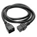 Tripp Lite P036-010-15A Power Extension Cord, C19 to C20 - Heavy-Duty, 15A, 250V, 14 AWG, 10 ft. (3.05 m), Black