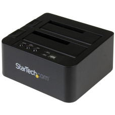 StarTech.com Standalone Hard Drive Duplicator, Dual Bay HDD/SSD Cloner/Copier, USB 3.1 (10Gbps) to SATA III HDD/SSD Docking Station, Hard Disk Duplicator Dock, Hard Drive Cloner