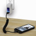 Tripp Lite M100-004COIL-BK USB-A to Lightning Sync/Charge Coiled Cable (M/M) - MFi Certified, Black, 4 ft. (1.2 m)
