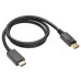 Tripp Lite P582-003-V2-ACT DisplayPort 1.2 to HDMI Active Adapter Cable (DP with Latches to HDMI M/M), 4K, 3 ft. (0.9 m)