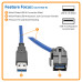 Tripp Lite USB 3.0 SuperSpeed Keystone Jack Type-A Extension Cable (M/F), 0.91 m (3-ft.)