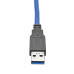 Tripp Lite USB 3.0 SuperSpeed Keystone Jack Type-A Extension Cable (M/F), 0.91 m (3-ft.)