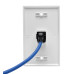 Tripp Lite USB 3.0 SuperSpeed Keystone Jack Type-A Extension Cable (M/F), 0.91 m (3-ft.)