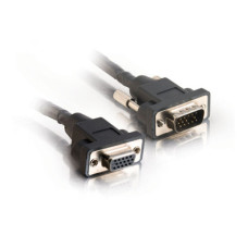 C2G 3ft Panel Mount HD15 M/F SXGA Monitor Extension Cable VGA cable 0.91 m VGA (D-Sub) Black