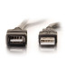 C2G 3.3ft (1m) USB 2.0 A Male to A Female Extension Cable - Black