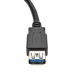 Tripp Lite U324-06N-BK USB 3.0 SuperSpeed Extension Cable (A M/F), Black, 6-in. (15.24 cm)
